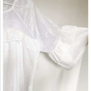 White baby doll dress